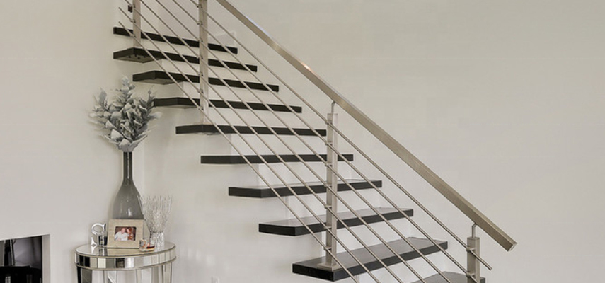 Interior Residential Stainless Steel Railing in Pico Rivera, CA