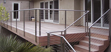 Residential Stainless Steel Railing in Arcadia